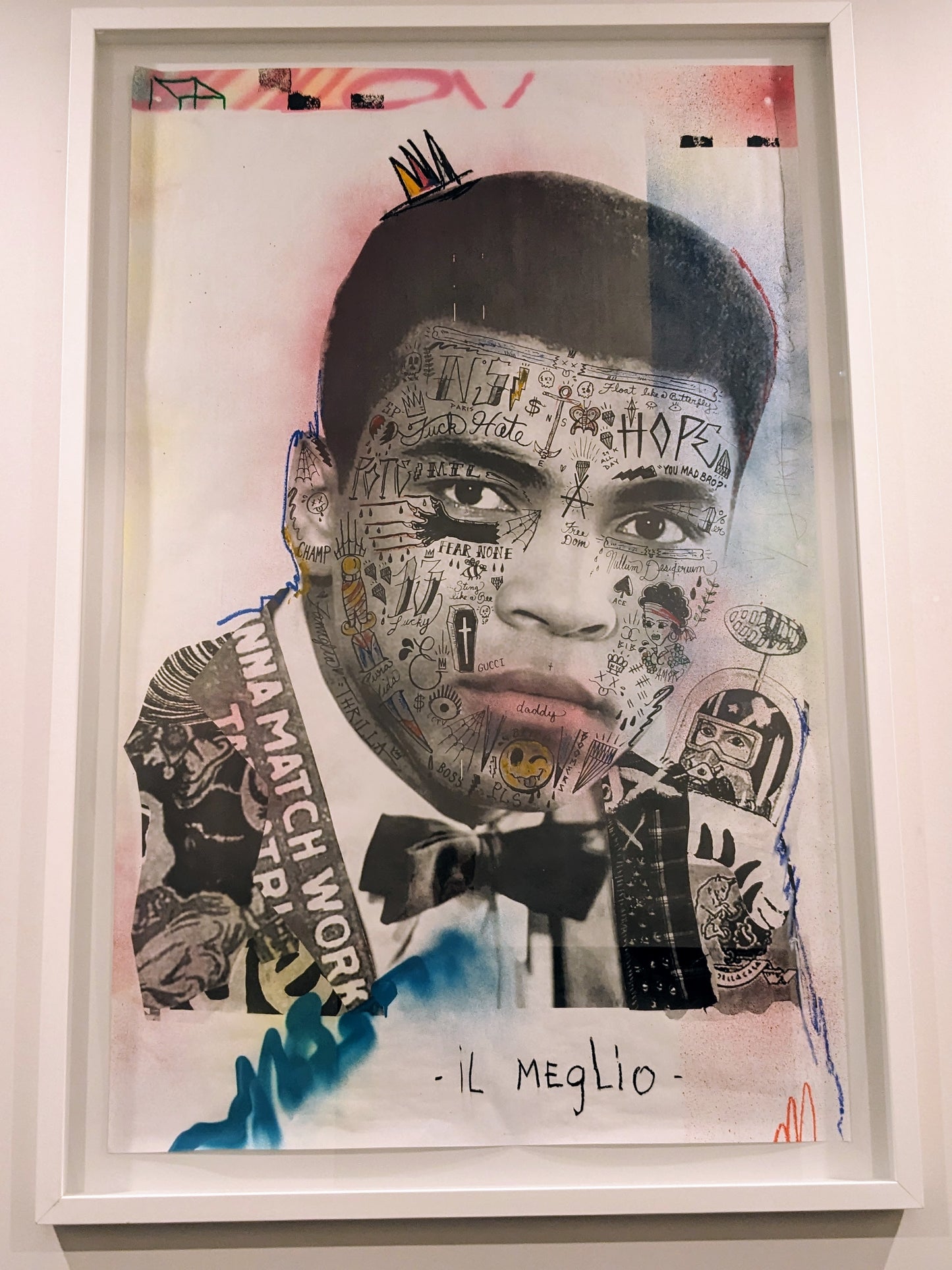 Stikki Peaches, Anonymous Canadian artist from Montreal  Mohammed Ali 'Il meglio'